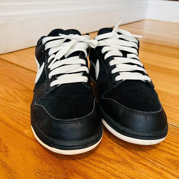 Nike Dunk 2008 Black Sail White Size 13 Sneakers 318020-013 - Picture 4 of 16